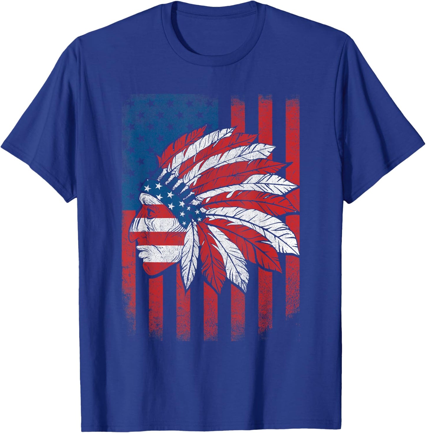 Native American Flag - USA Cherokee Indigenous People Indian Kids Men T-Shirt - T-Shirt | Royal