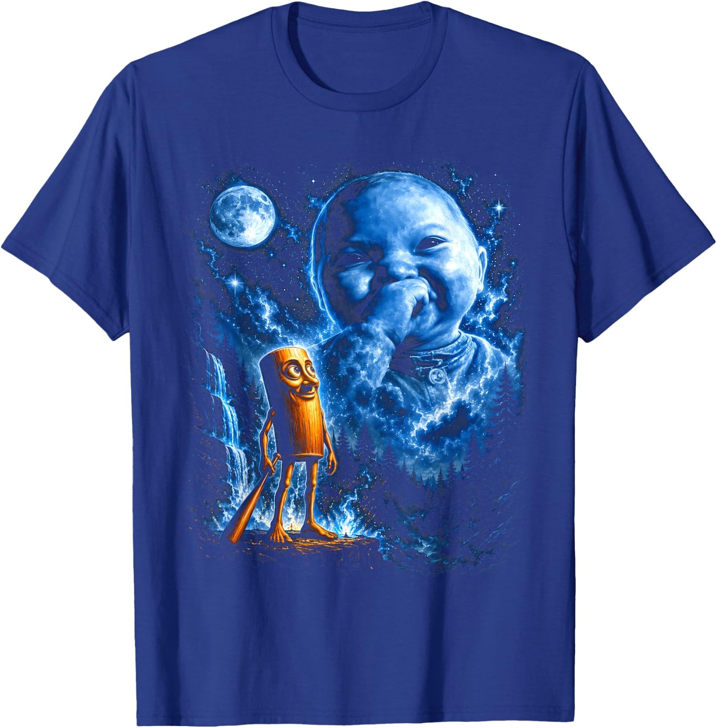 Tung Tung Tung Sahur AI Baby T-Shirt - T-Shirt | Royal