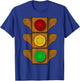 Traffic Light Vintage Rusty Stoplight Stop Go Caution Signal T-Shirt - T-Shirt | Royal