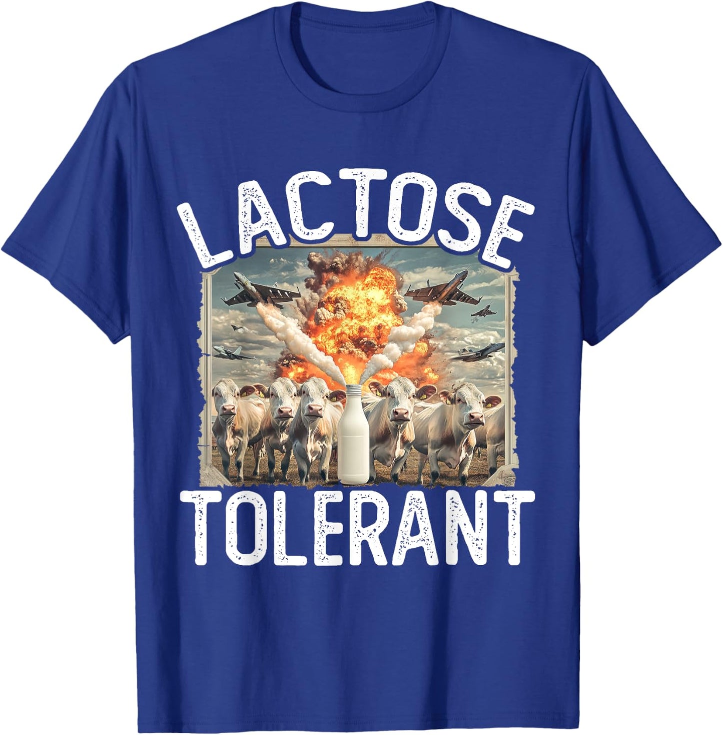 Lactose Tolerant | Milk Lover | Pro Dairy T-Shirt - T-Shirt | Royal