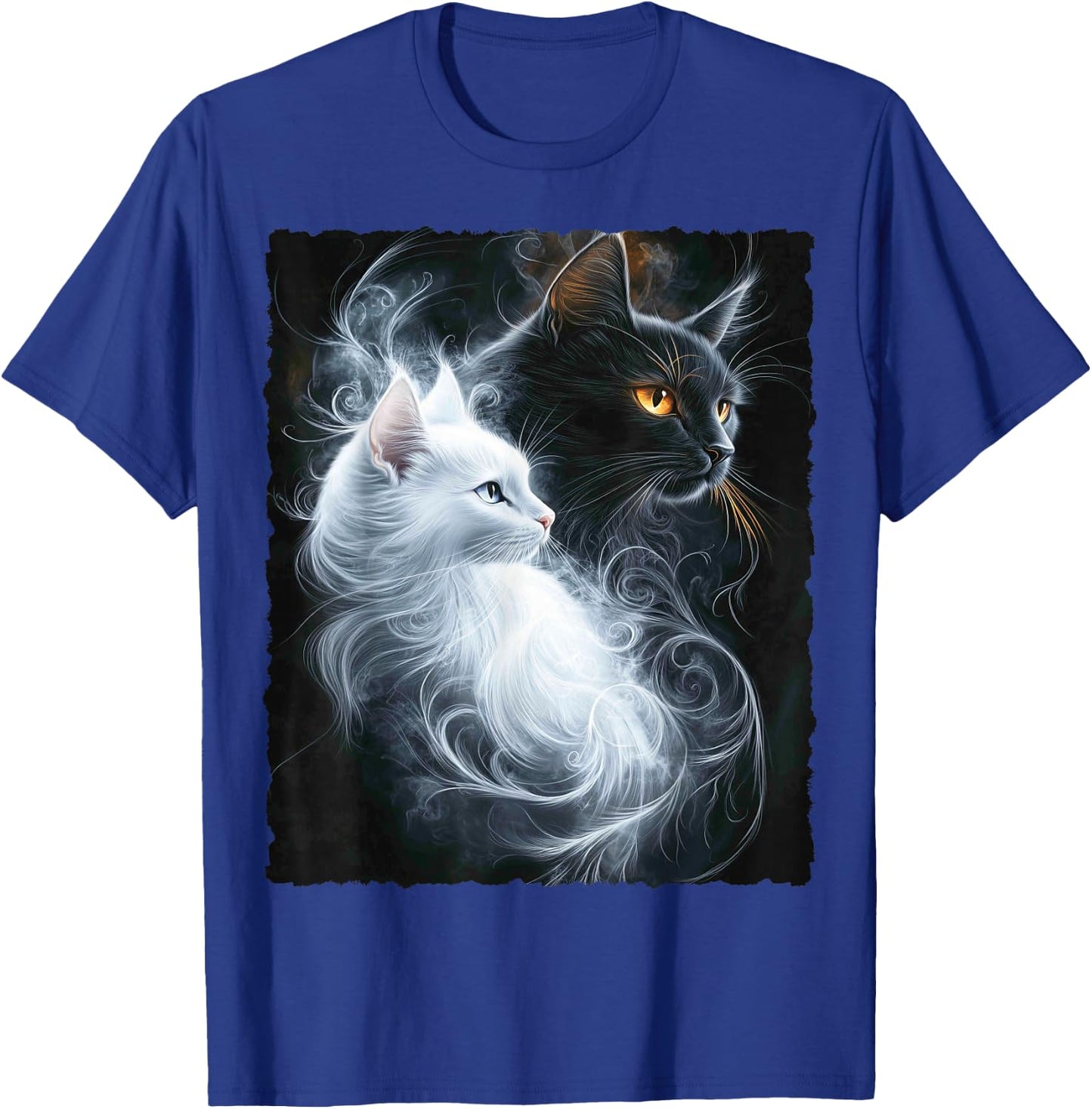 Süße magische Katze Kätzchen Kitten Fantasy Kunst T-Shirt - T-Shirt | Royal