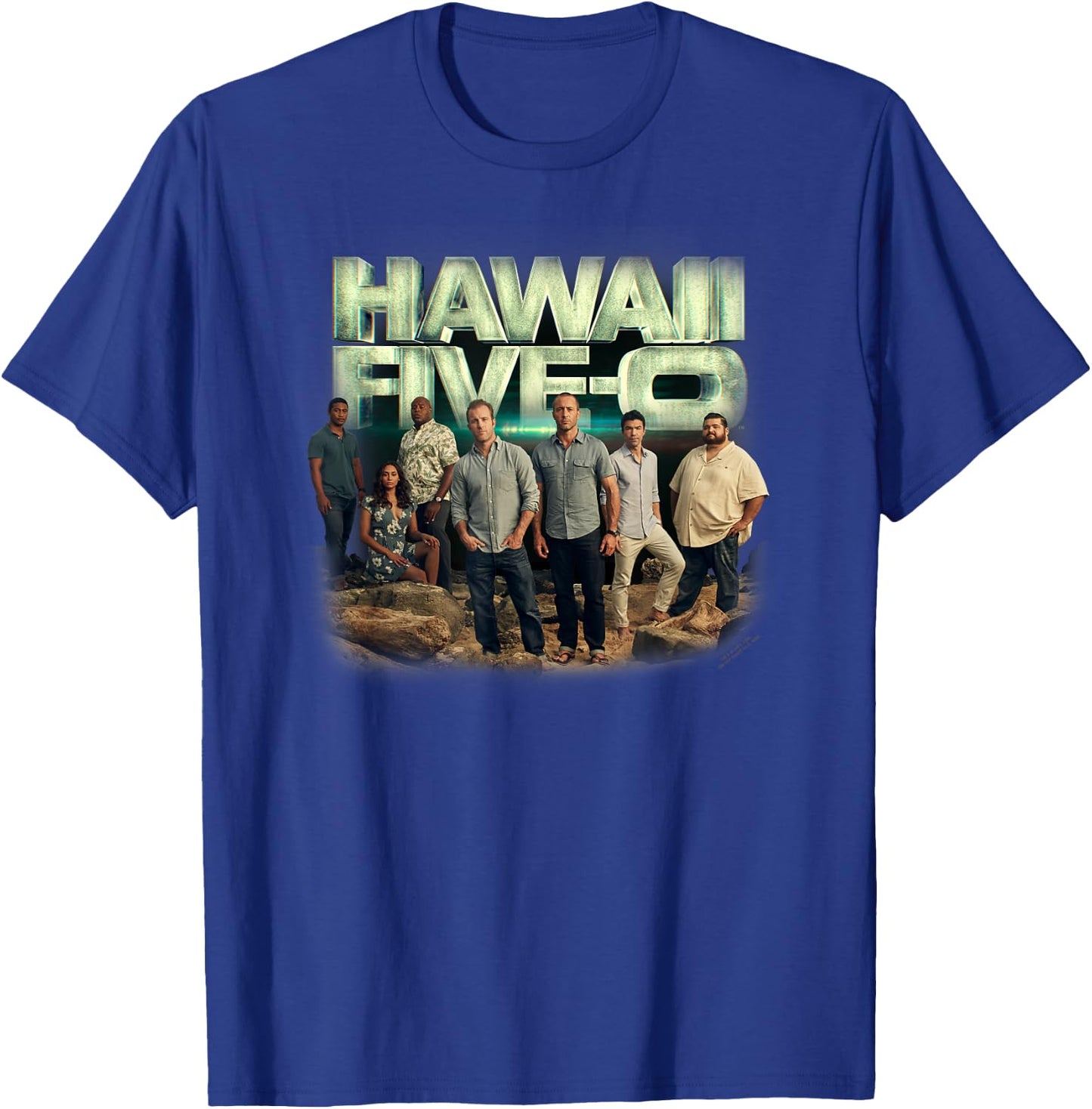 Hawaii Five-O Cast , black T-Shirt - T-Shirt | Royal