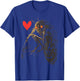 Mothman Love Cryptid West Virginia Cryptozoology Cryptidcore T-Shirt - T-Shirt | Royal
