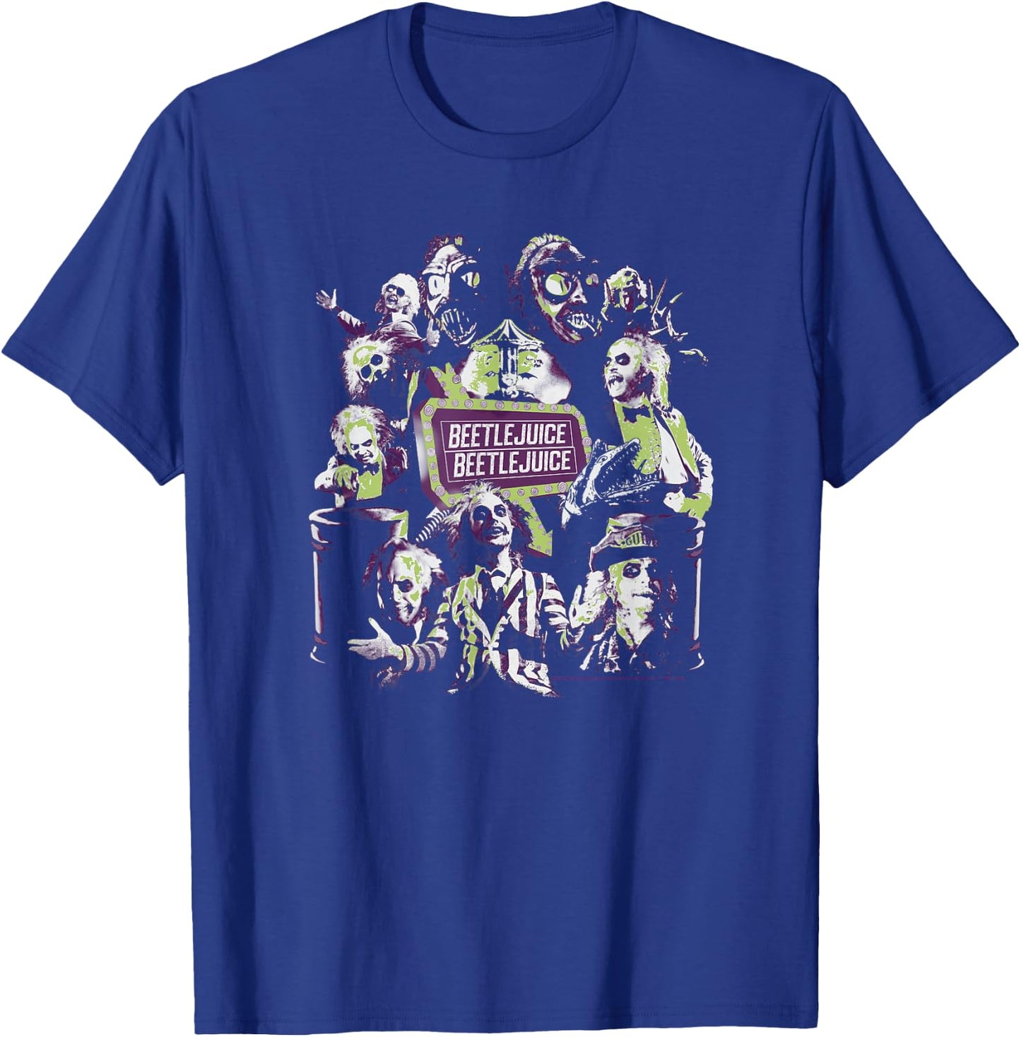Beetlejuice Say It Thrice Movie Poster T-Shirt - T-Shirt | Royal