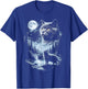 British Shorthair Cat Howling at the Moon T-Shirt - T-Shirt | Royal