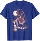 Dilophosaurus Silhouette Mystical Moon Dinosaur T-Shirt - T-Shirt | Royal