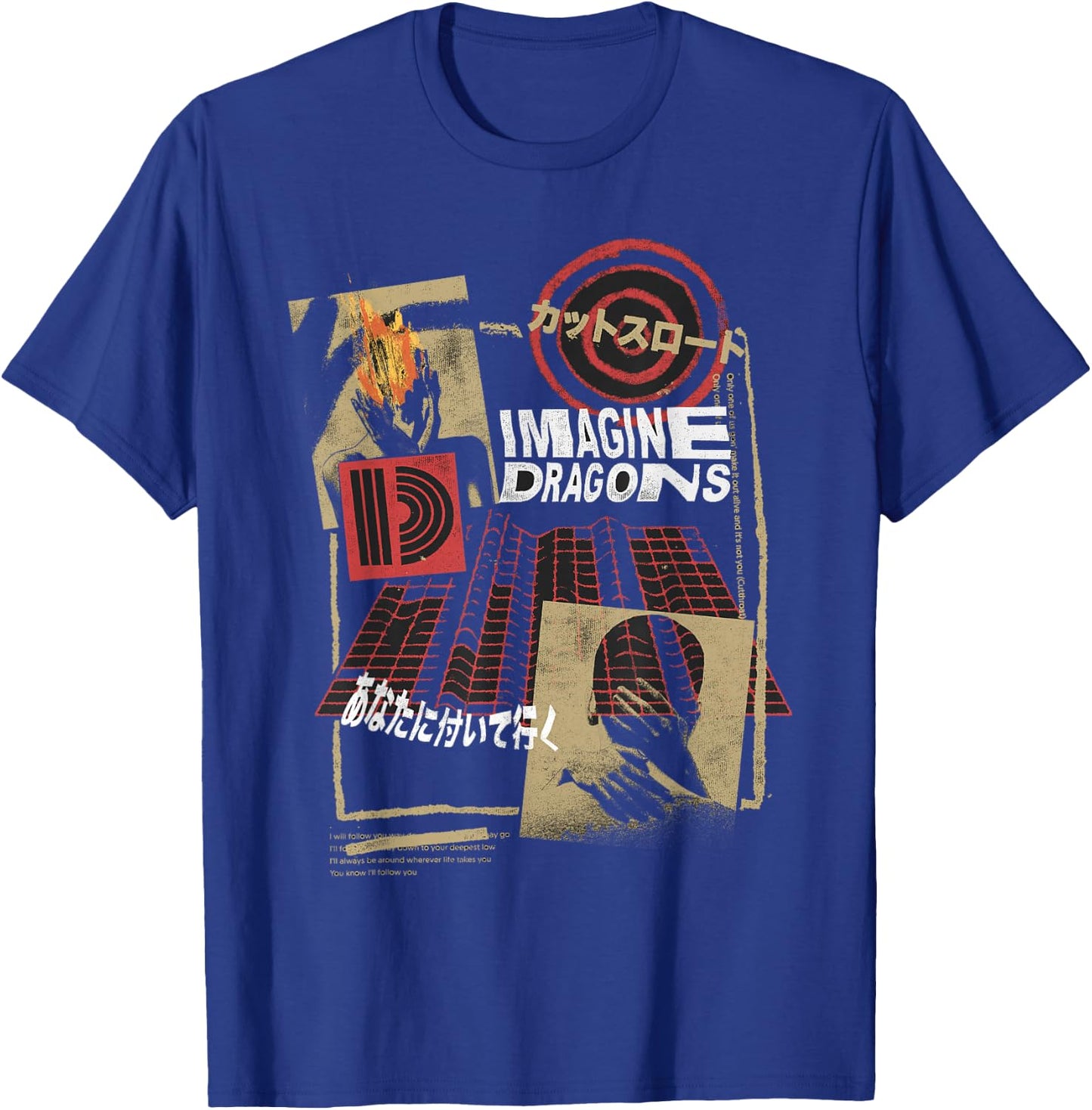 Offizielle Imagine Dragons Exklusive japanische Collage T-Shirt - T-Shirt | Royal