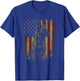 American Flag Dutch Shepherd Artwork Design T-Shirt - T-Shirt | Royal