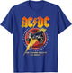 AC/DC For Those About To Rock Distressed Cannon And Stars T-Shirt - T-Shirt | Royal