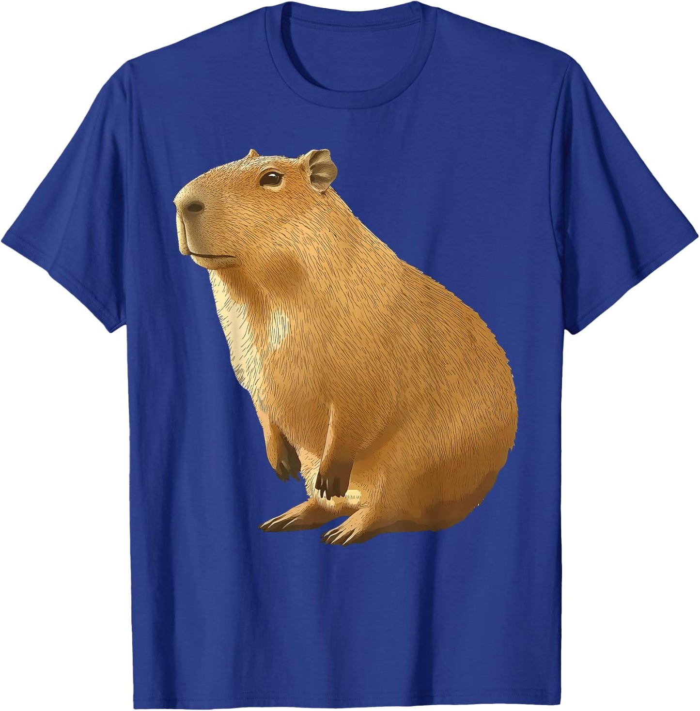 Cool Capybara Funny Capy Lover Men Women Teen Boys Kids T-Shirt - T-Shirt | Royal
