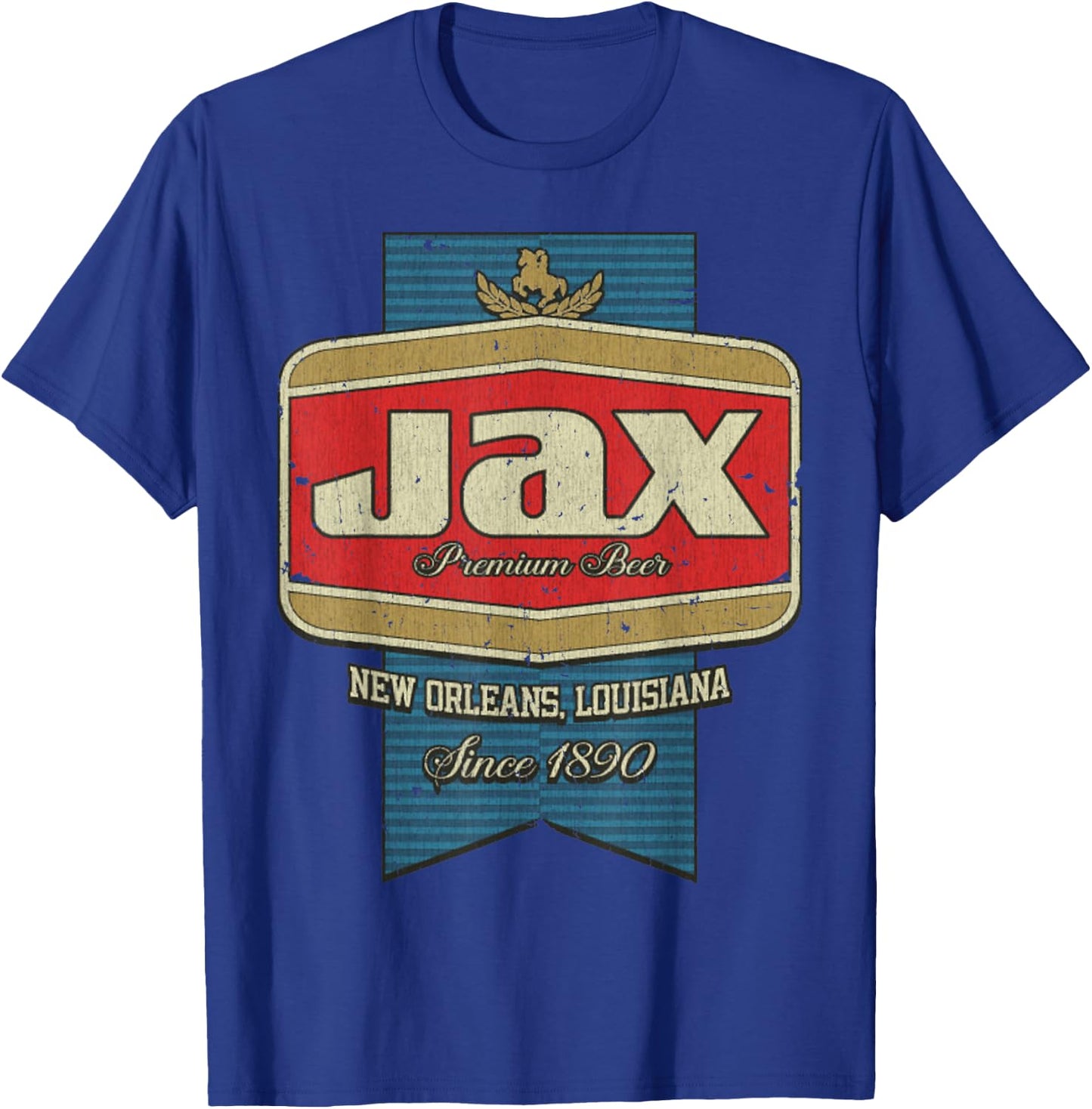 Vintage Jax Beer New Orleans 1890 T-Shirt - T-Shirt | Royal