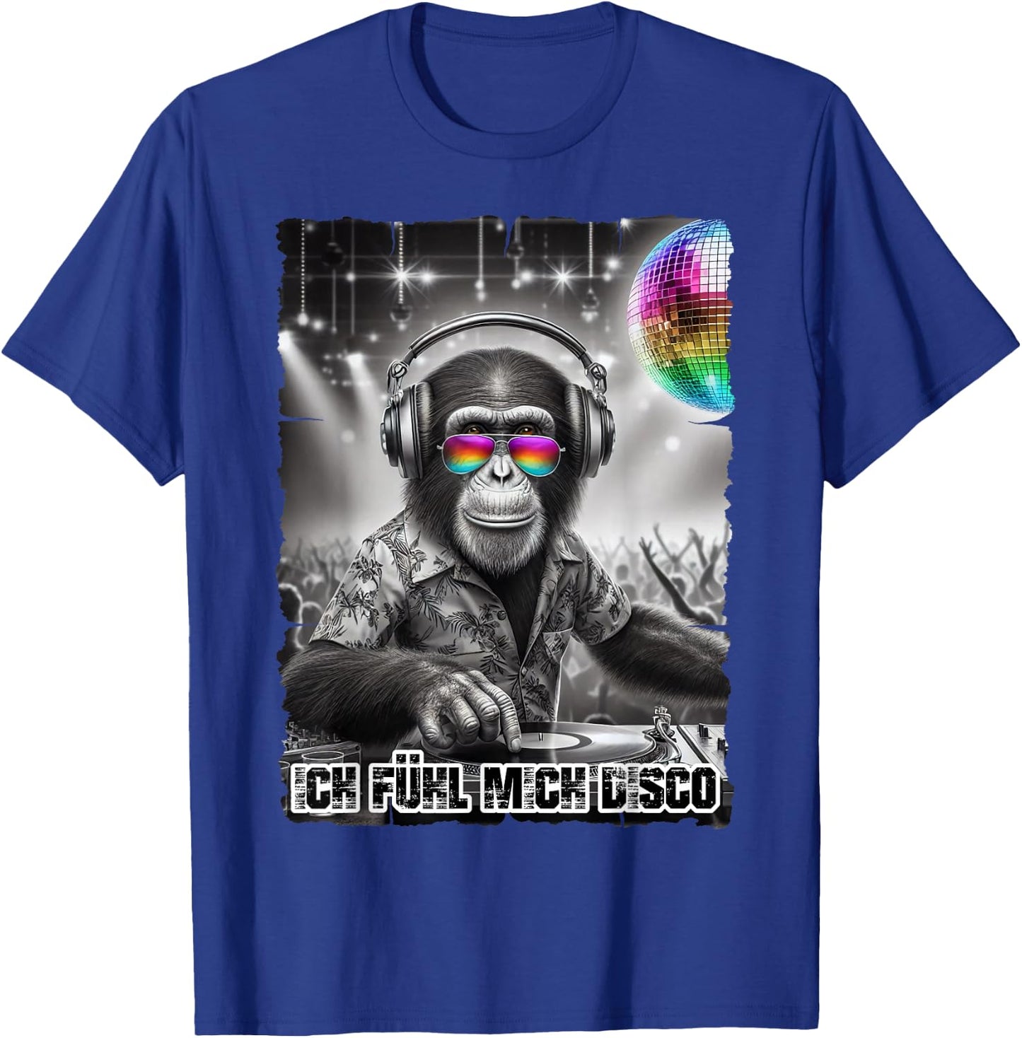 Ich Fühl Mich Disco DJ Outfit for Music Fans Malle Party , black T-Shirt - T-Shirt | Royal