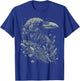 Crystal Raven | Pastel Goth Dark Academia Goblincore Witchy T-Shirt - T-Shirt | Royal