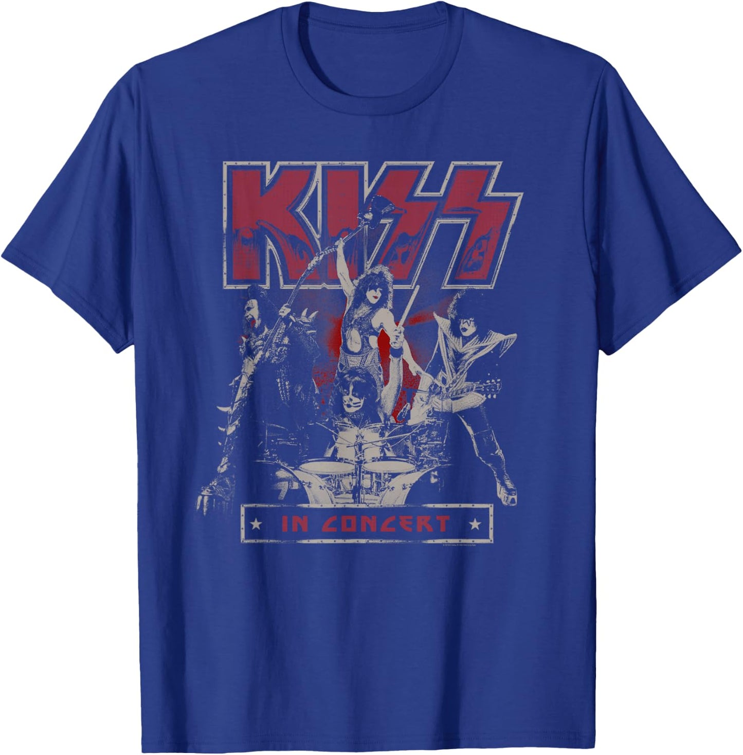 KISS - Live In Concert T-Shirt - T-Shirt | Royal