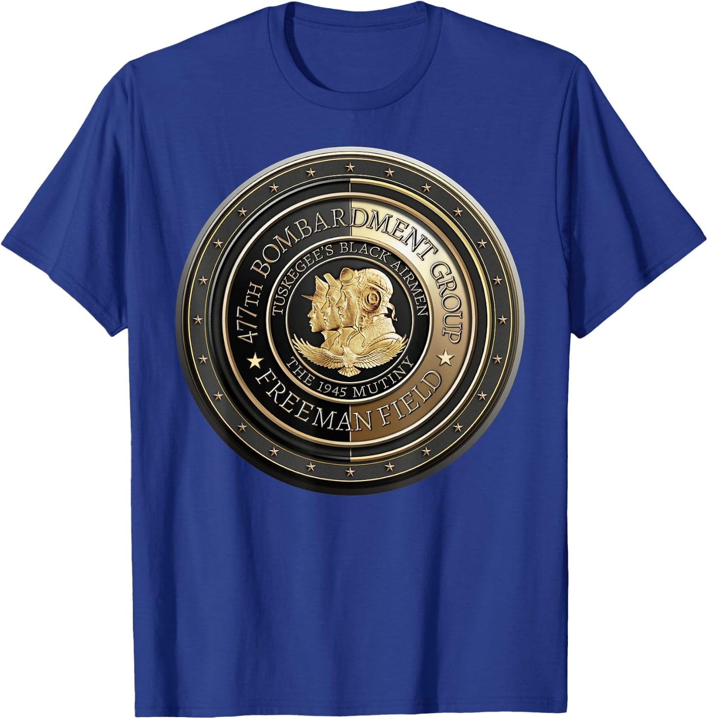 Freeman Field Mutiny Tuskegee Black Airmen Aviation History T-Shirt - T-Shirt | Royal