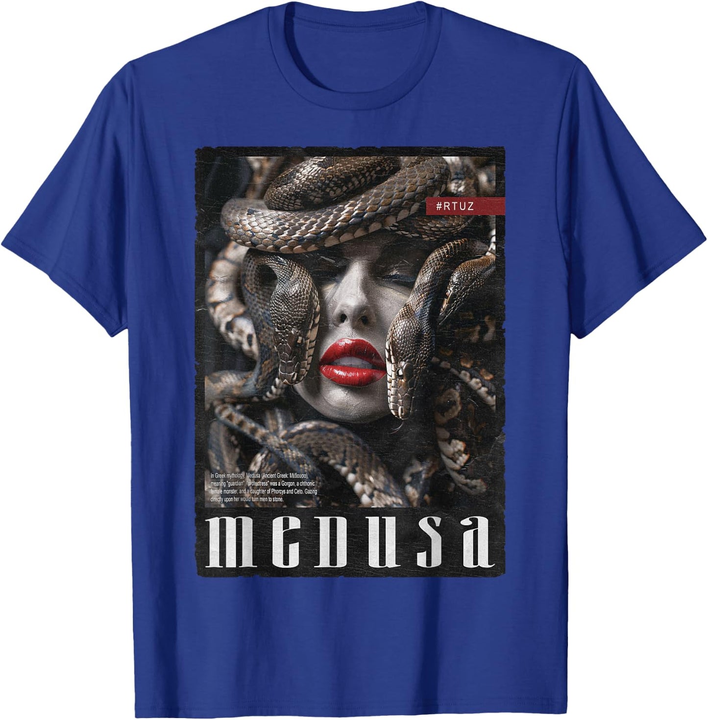 Gorgon Medusa Goddess Snake Greek Mythology Medusa T-Shirt - T-Shirt | Royal