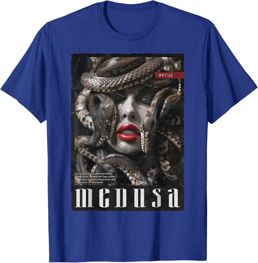 Gorgon Medusa Goddess Snake Greek Mythology Medusa T-Shirt - T-Shirt | Royal