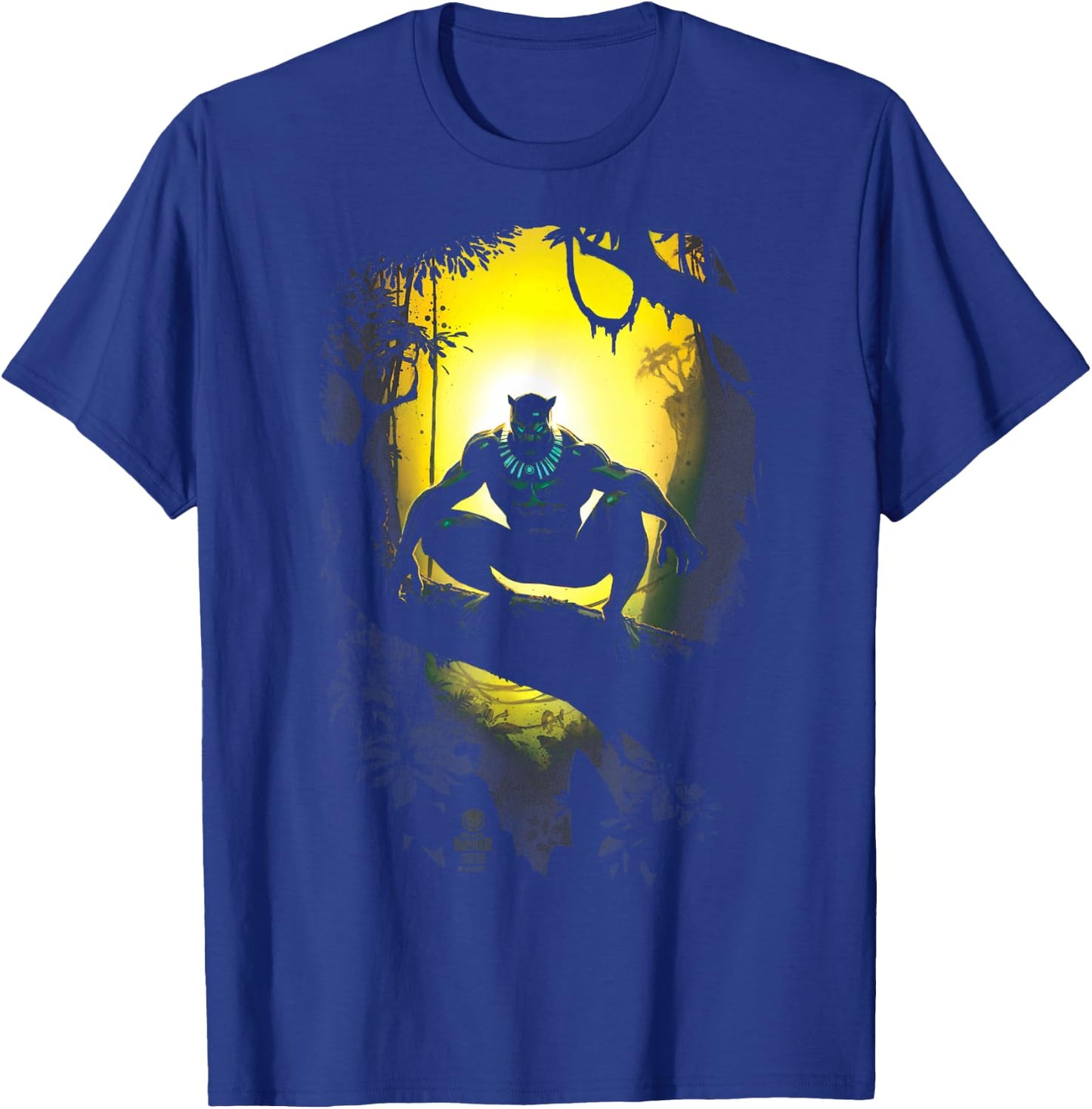 Black Panther - Scene T-Shirt - T-Shirt | Royal