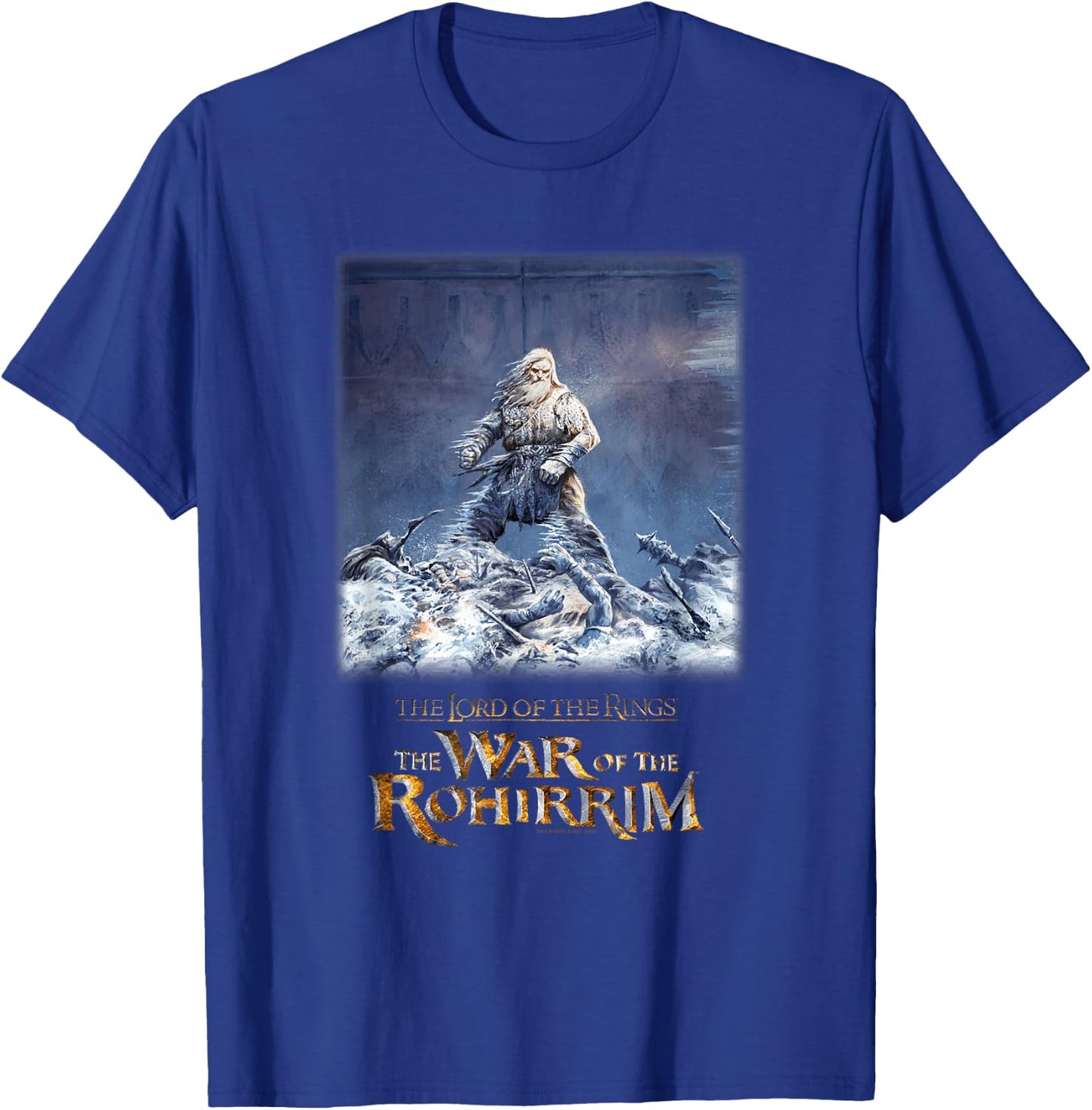 LOTR Rohirrim Helm Hammerhand Fantasy Movie T-Shirt - T-Shirt | Royal