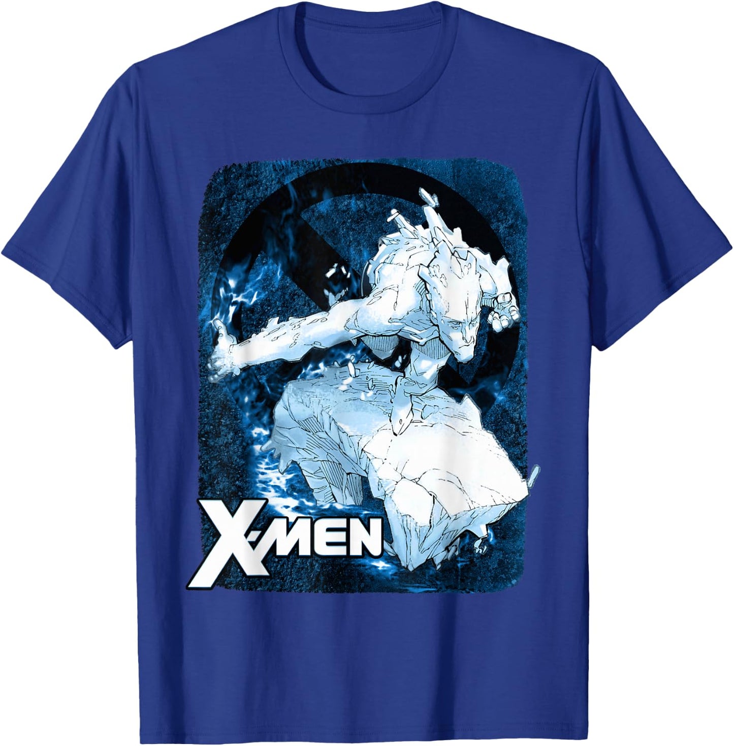 Marvel X-Men Iceman Flames Cold As Ice Graphic T-Shirt - T-Shirt | Royal
