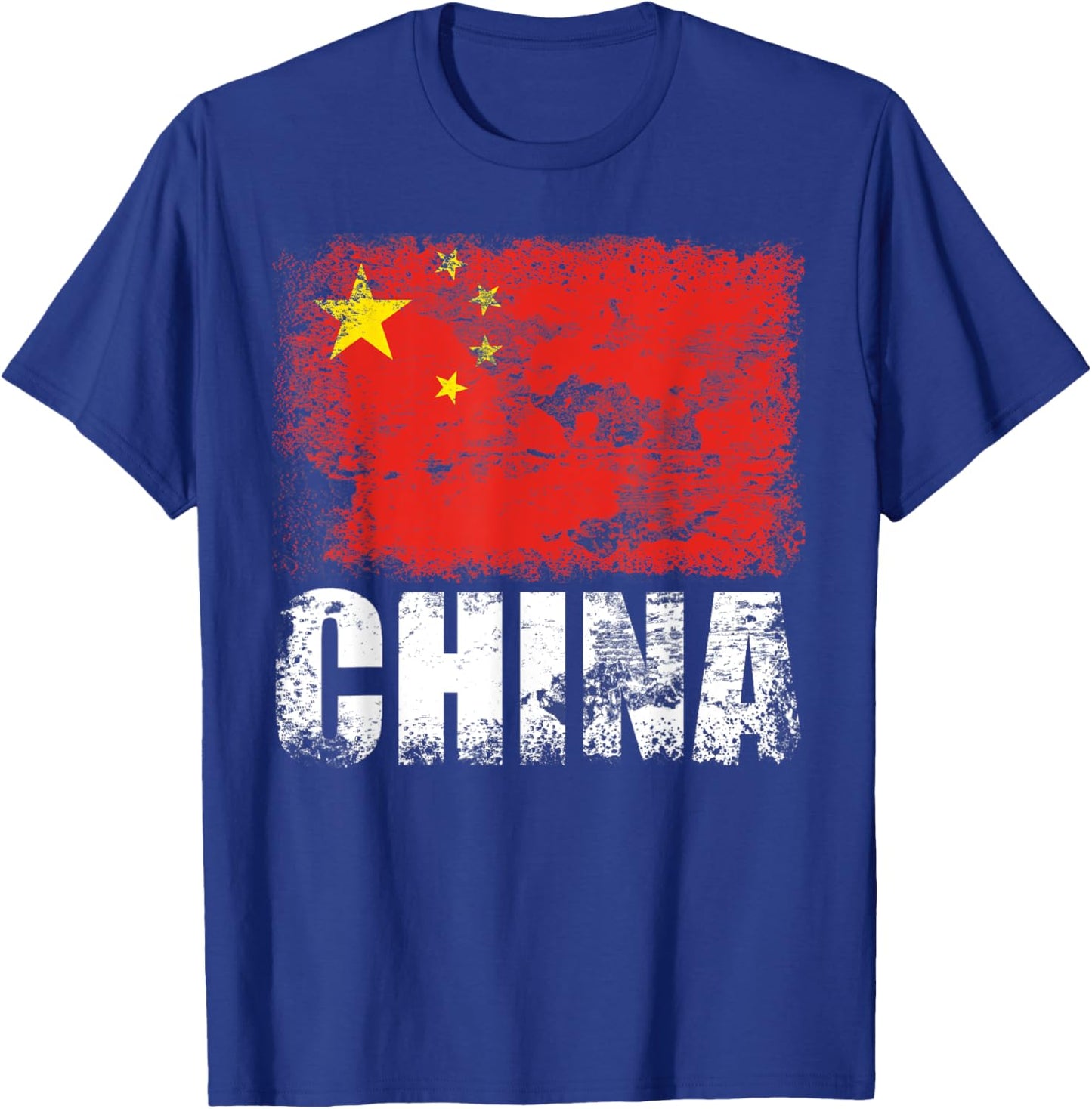 China Flag | Chinese Flag Red T-Shirt - T-Shirt | Royal