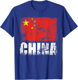 China Flag | Chinese Flag Red T-Shirt - T-Shirt | Royal