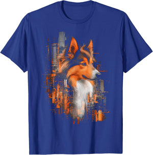 Shepherd Dog Design Shetland T-Shirt - T-Shirt | Royal