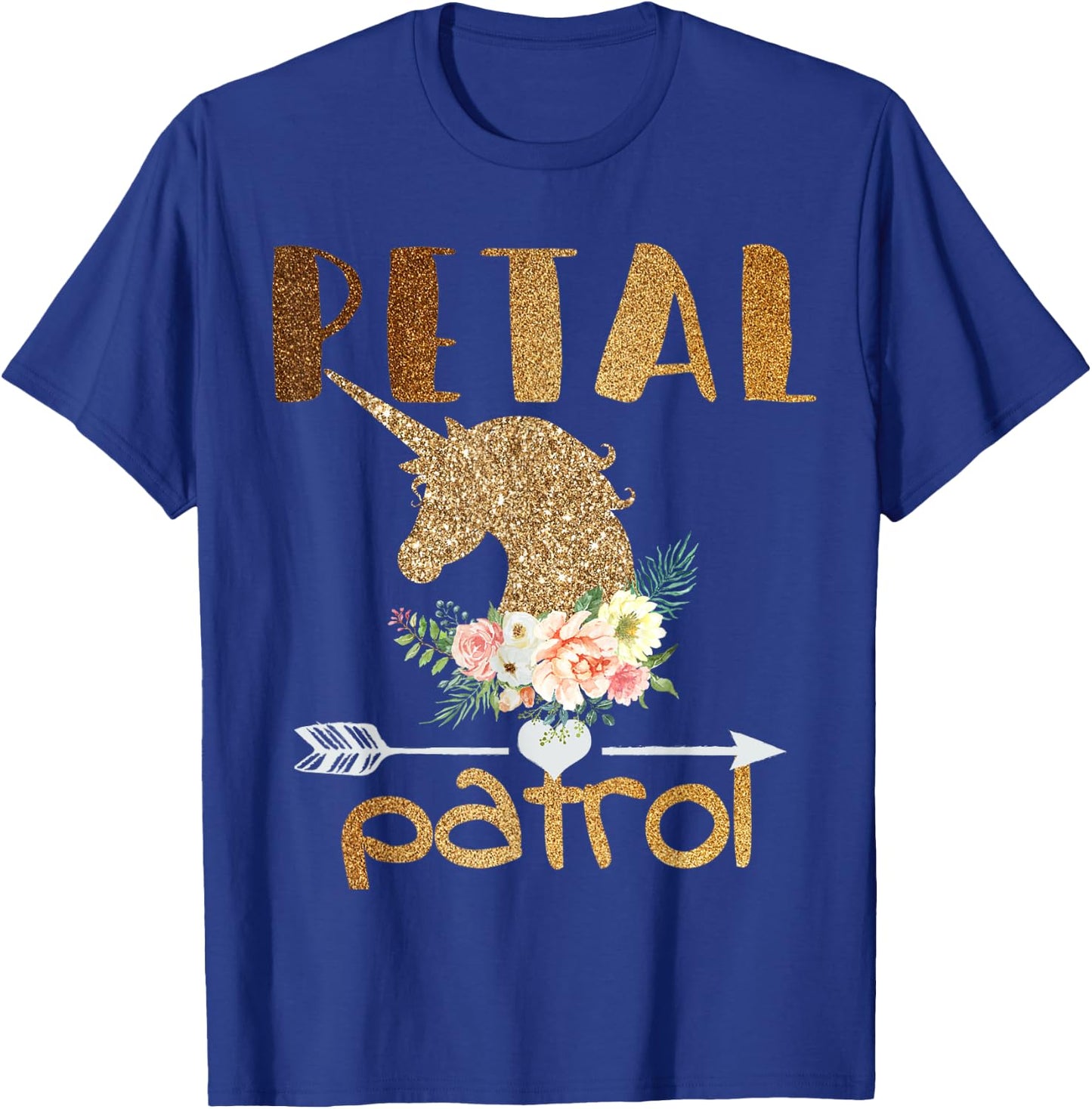 Petal Patrol Wedding Gift Flower Girls Bridal Party Cute T-Shirt - T-Shirt | Royal