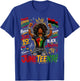 Juneteenth Afro Woman Breaking Every Chain Graffiti Freedom T-Shirt - T-Shirt | Royal