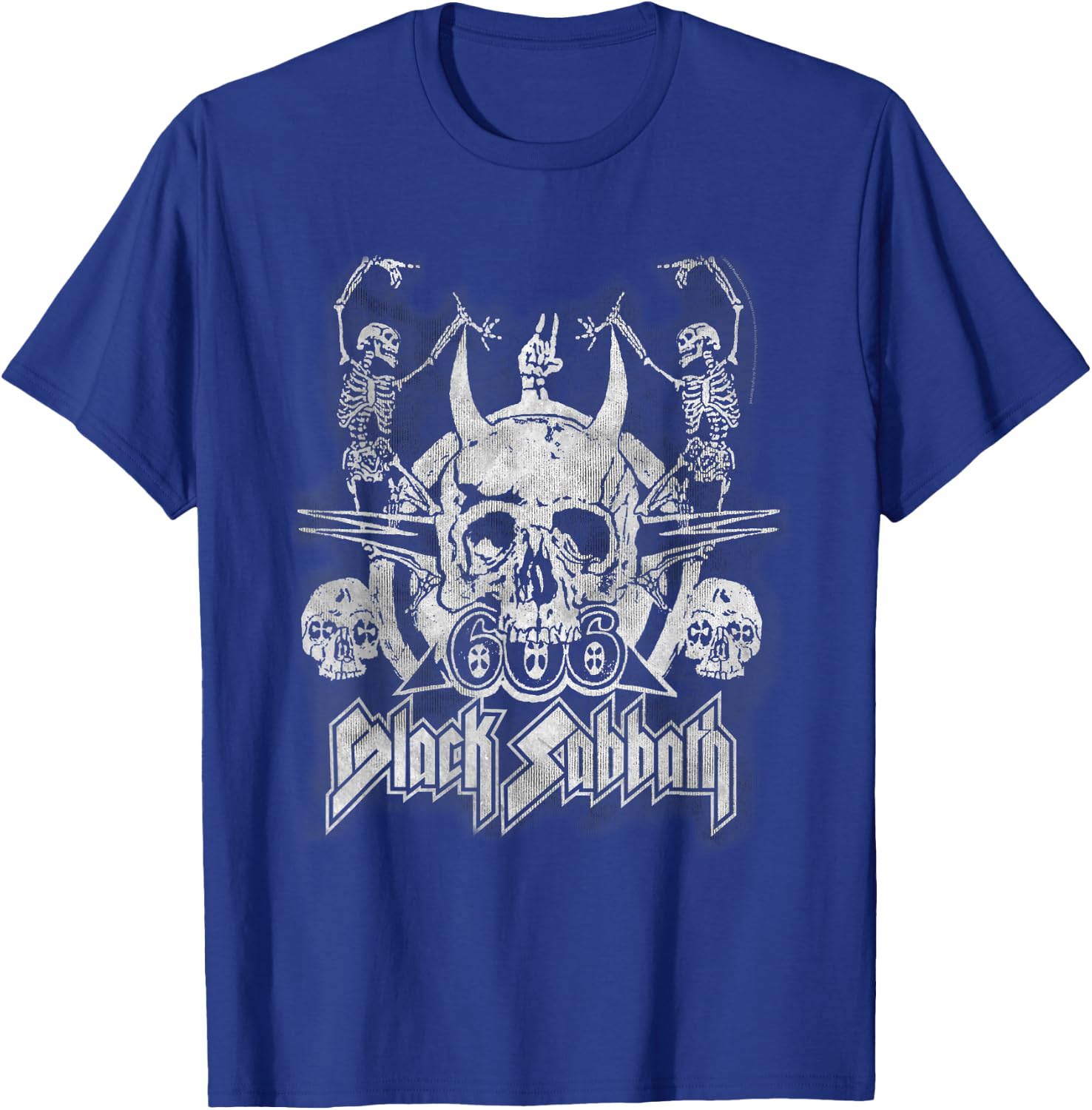 Black Sabbath Offizielles Vintage-Tanzkelett T-Shirt - T-Shirt | Royal