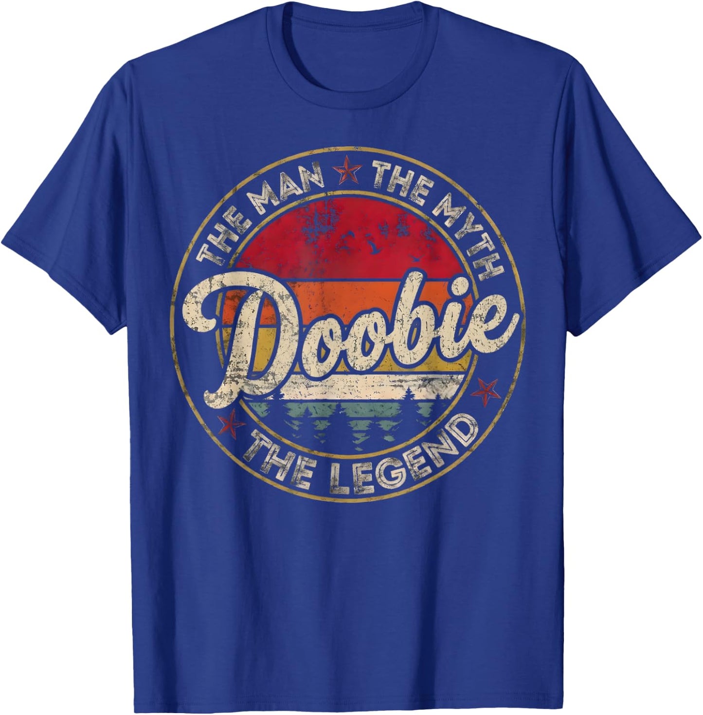 Vintage Doobie Name Retro Classic Gifts Women Kid T-Shirt - T-Shirt | Royal