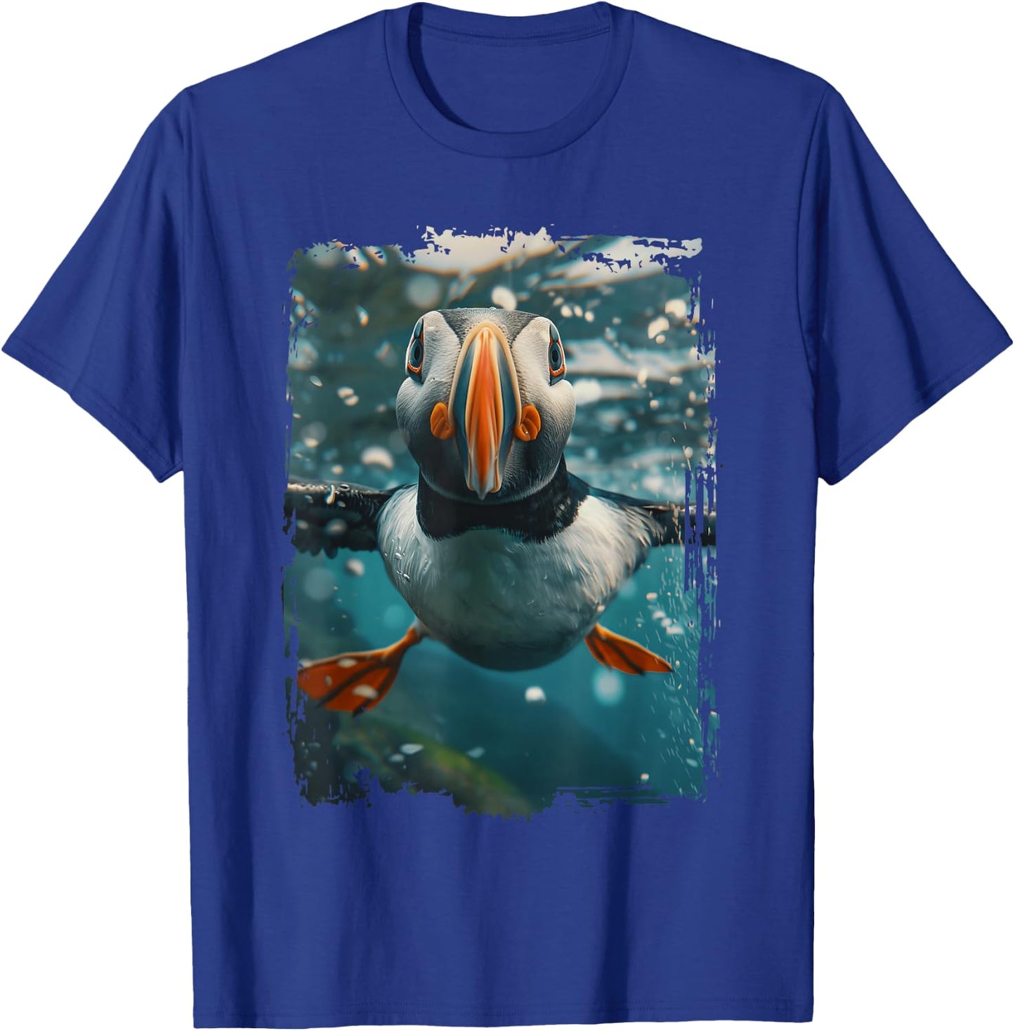 Atlantic Puffin T-Shirt - T-Shirt | Royal
