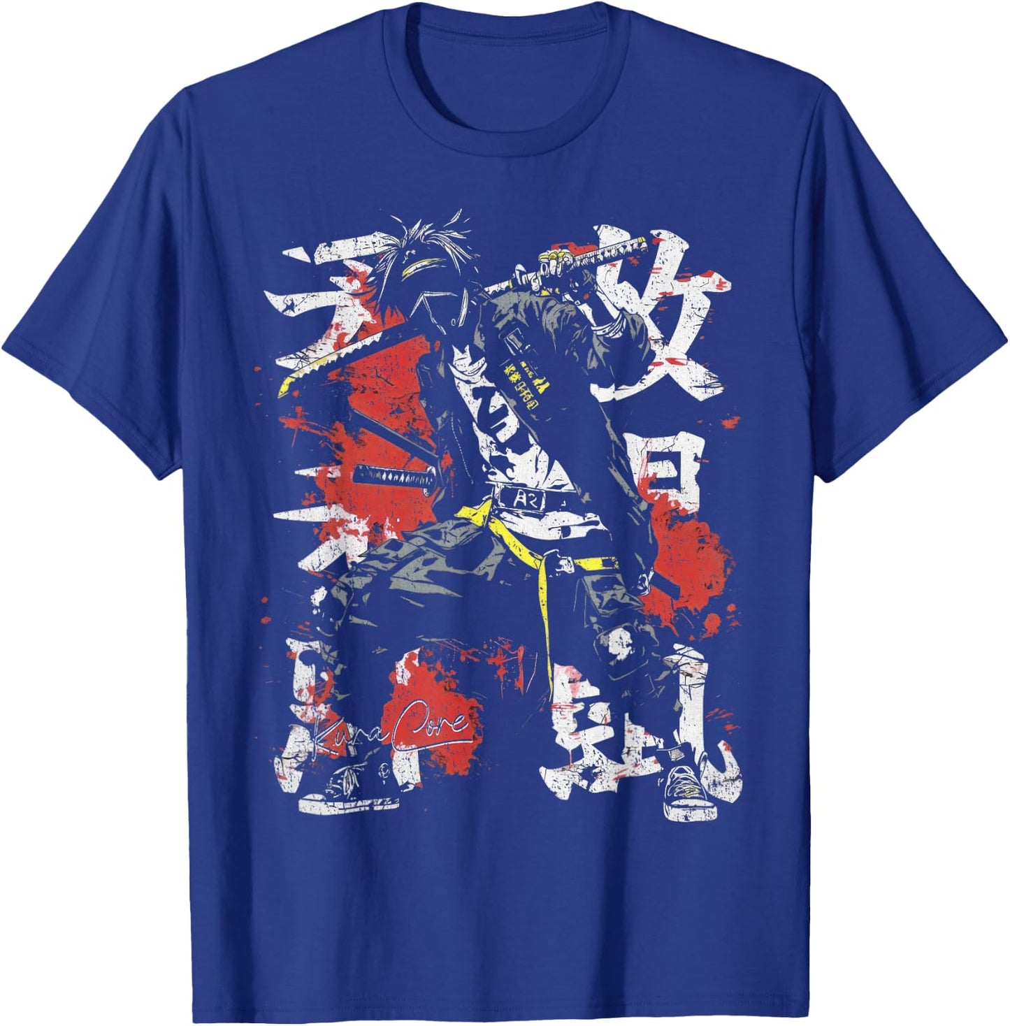 Japan Streetwear Cyberpunk Y2K Techwear Retro Manga Anime T-Shirt - T-Shirt | Royal