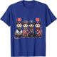 Opossum 4th of July Patriotic Funny Men Women Kids T-Shirt - T-Shirt | Royal