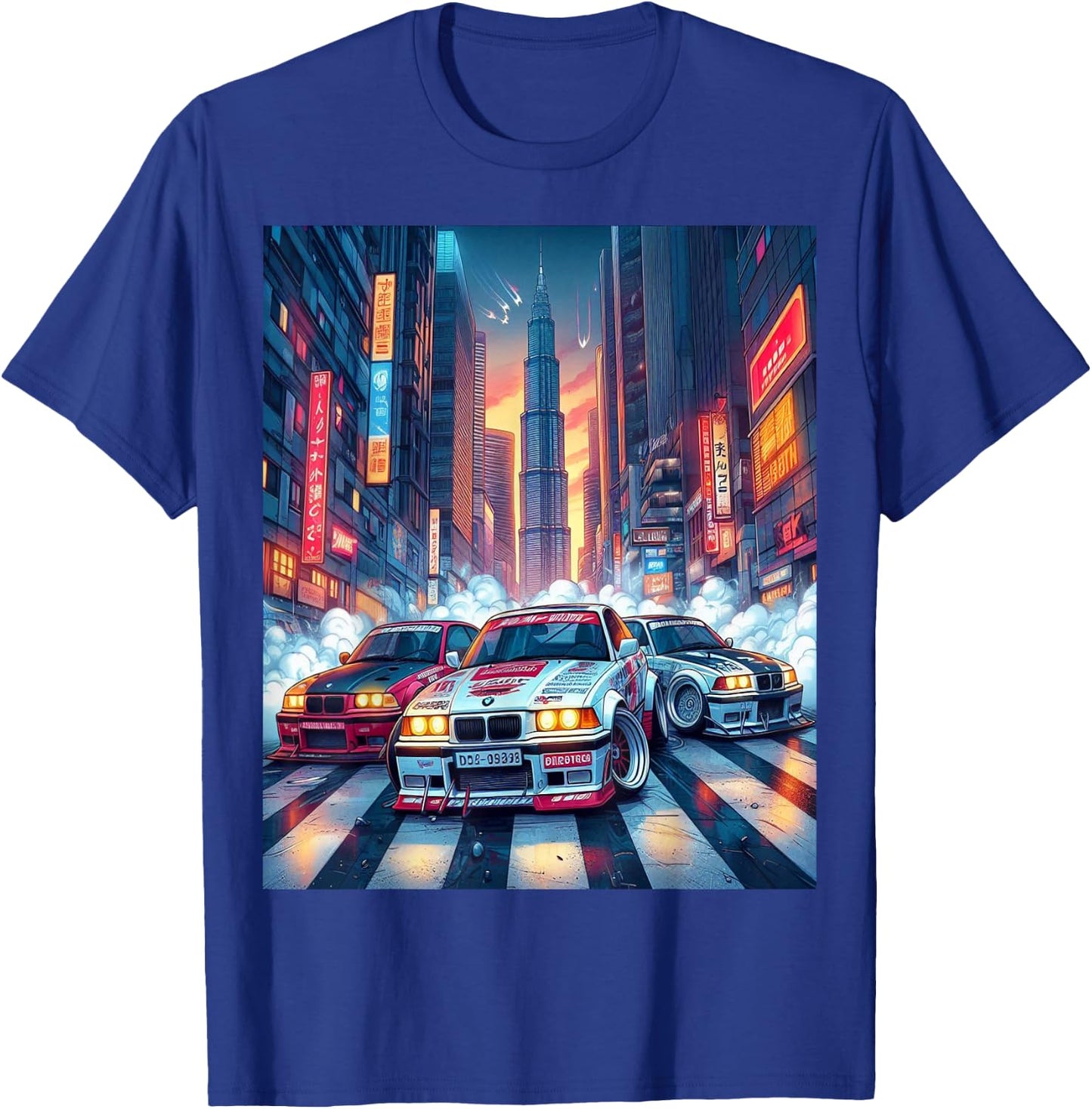 3 E36 in town drift T-Shirt - T-Shirt | Royal