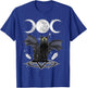 Triple Moon Witch Cat Wicca Wiccan Pagan Symbol Halloween Women Kids T-Shirt - T-Shirt | Royal