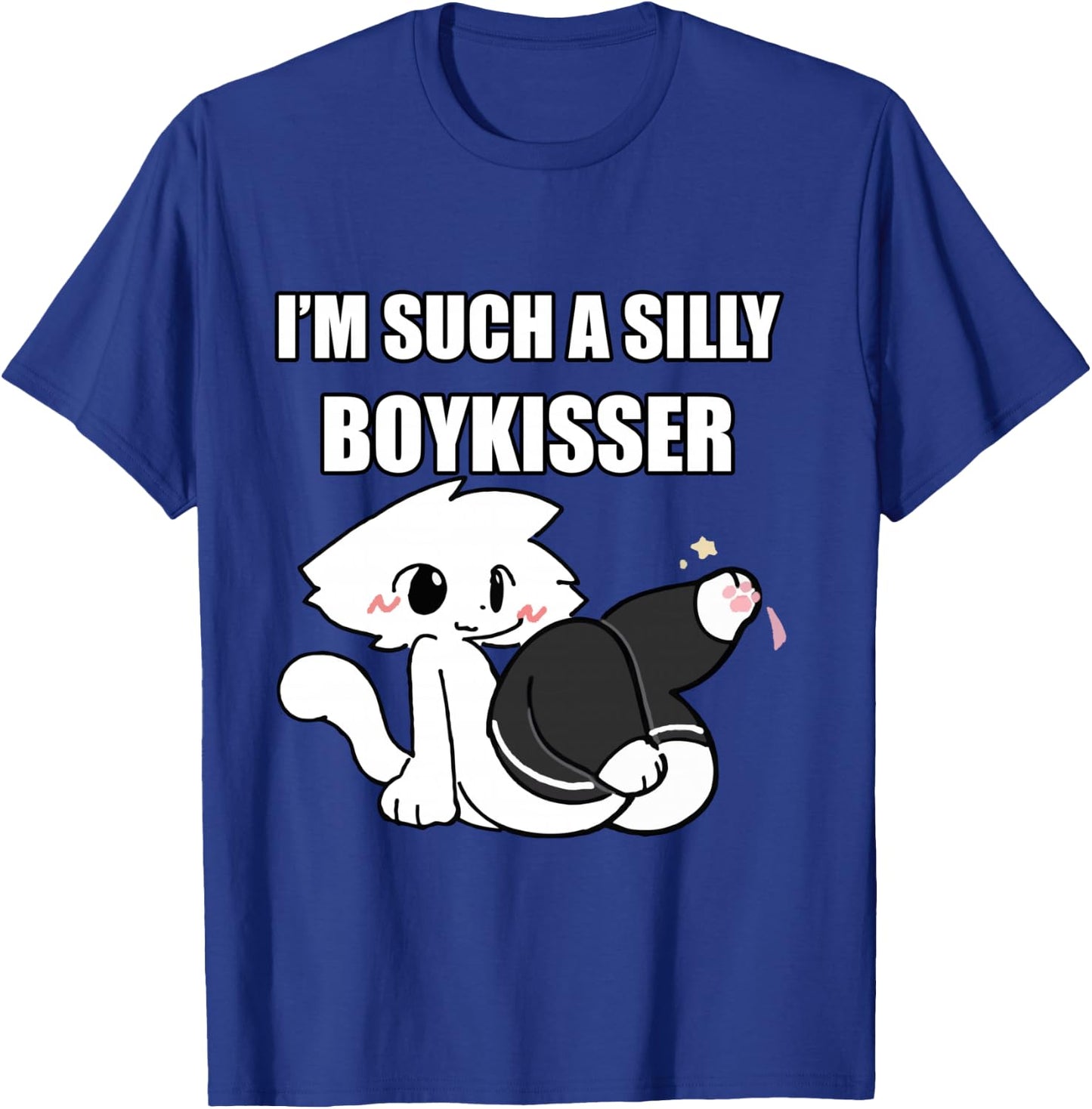 Dumme Junge Kisser Meme Femboy Homosexuell Stolz LGBTQ Langarmshirt T-Shirt - T-Shirt | Royal