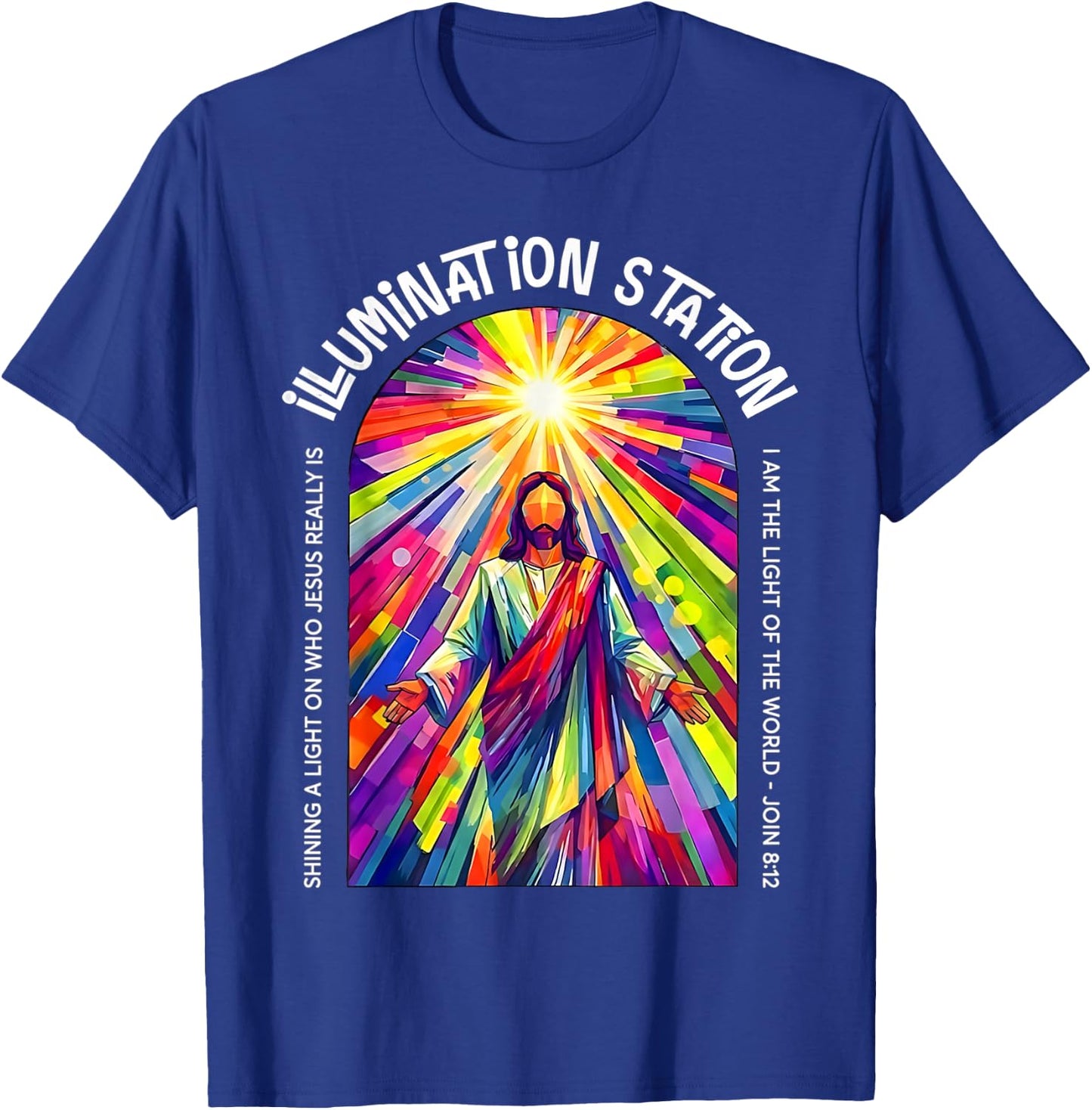 VBSCrew 2026 Illumination-Station Vacation Bible School T-Shirt - T-Shirt | Royal