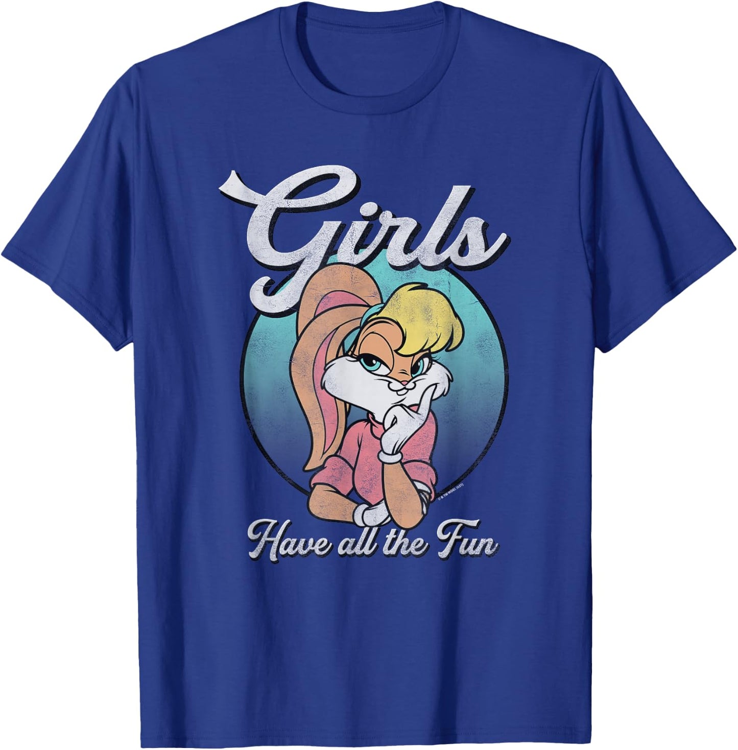 Looney Tunes Lola Bunny Portrait Girls Just Wanna Have Fun T-Shirt - T-Shirt | Royal
