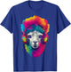 Alpaca Animal Headphones Art Motif Colorful Llama T-Shirt - T-Shirt | Royal