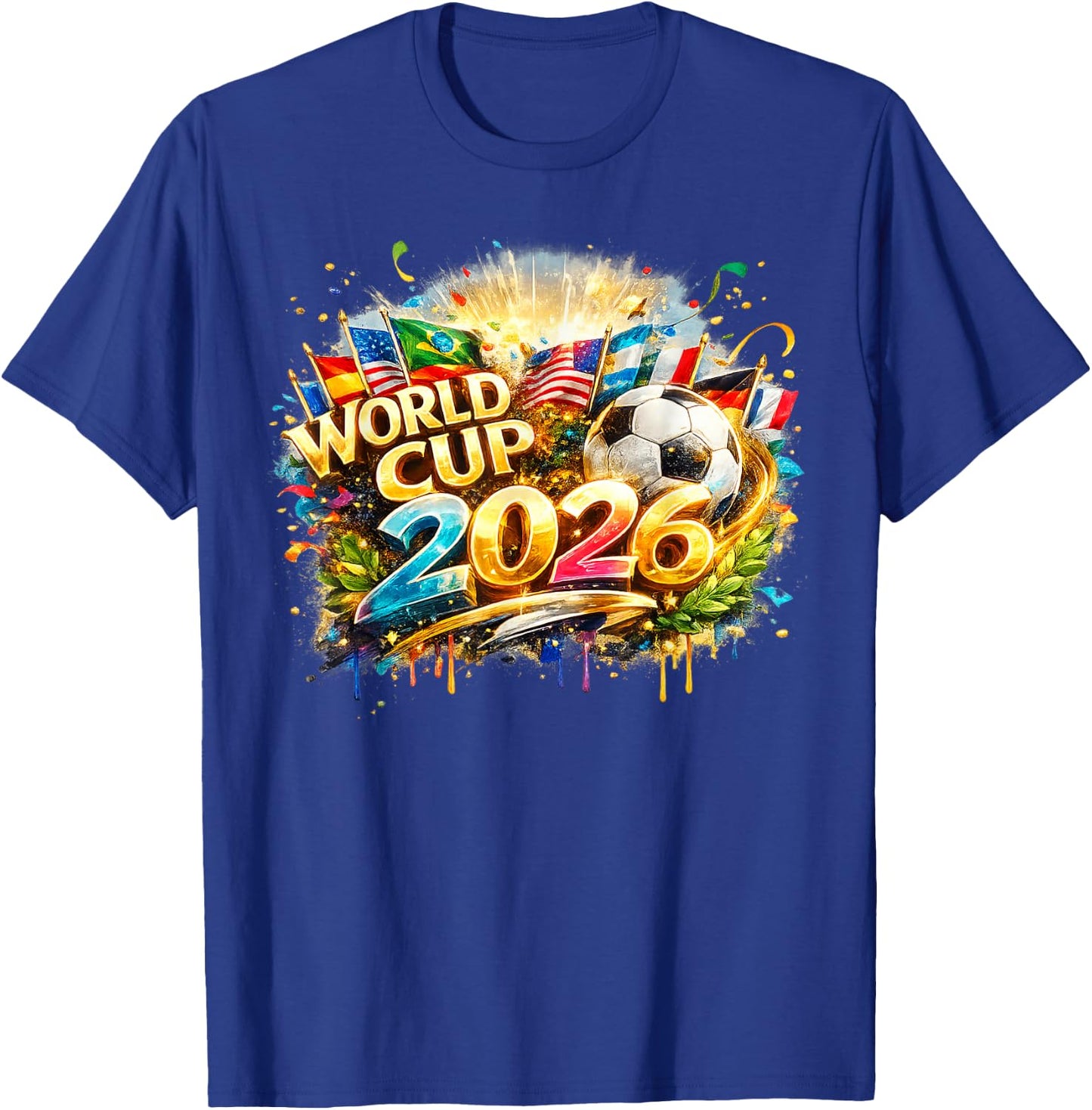 Soccer - World Cup WM Celebration T-Shirt - T-Shirt | Royal