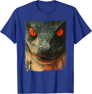 Dragon Kaiju Japanese Art Retro Vintage Monster Movie , Black, S T-Shirt - T-Shirt | Royal