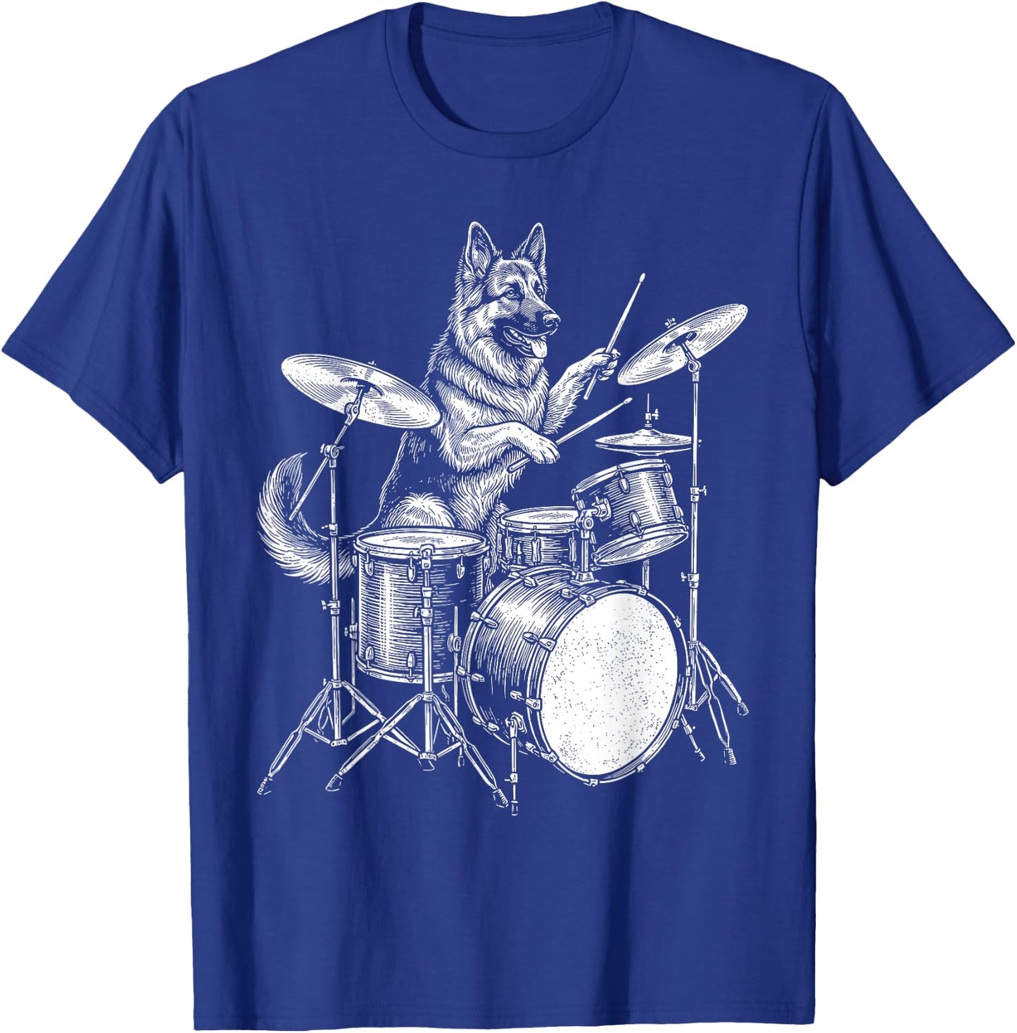 Cute German Shepherd Art Women German Shepherd Lover T-Shirt - T-Shirt | Royal