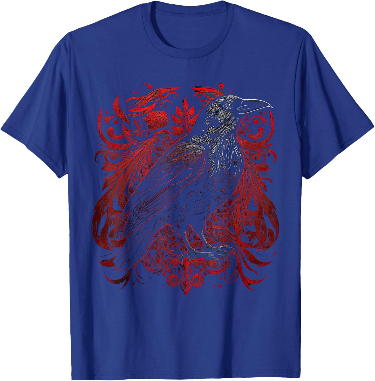 Odin's Raven Viking Norse Runes Nordmann Mythology T-Shirt - T-Shirt | Royal