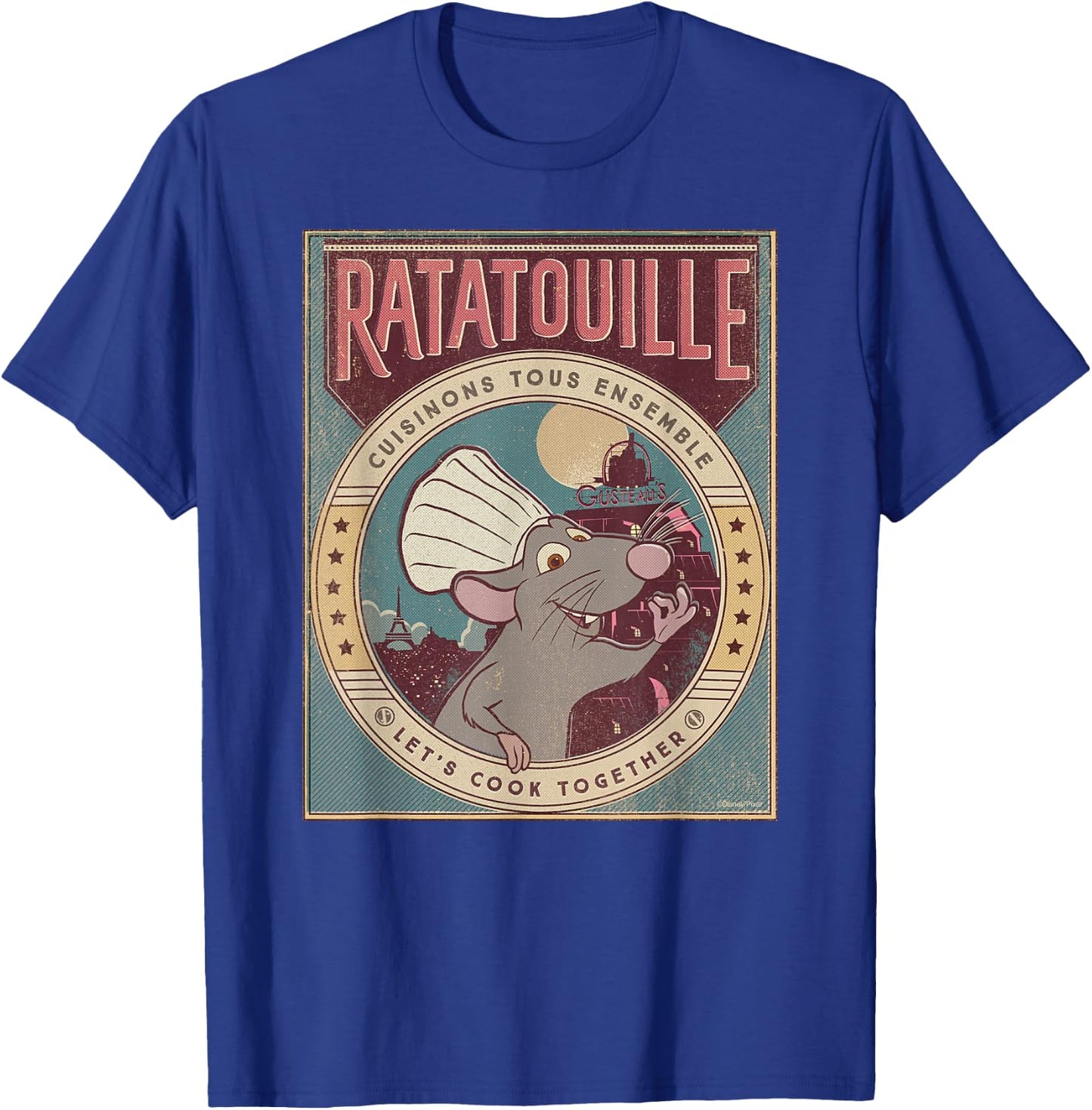 Disney and Pixar's Ratatouille Chef Remy Let's Cook Together T-Shirt - T-Shirt | Royal