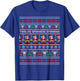 Fidget Spinner Ugly Christmas Sweater Dabbing Santa T-Shirt - T-Shirt | Royal