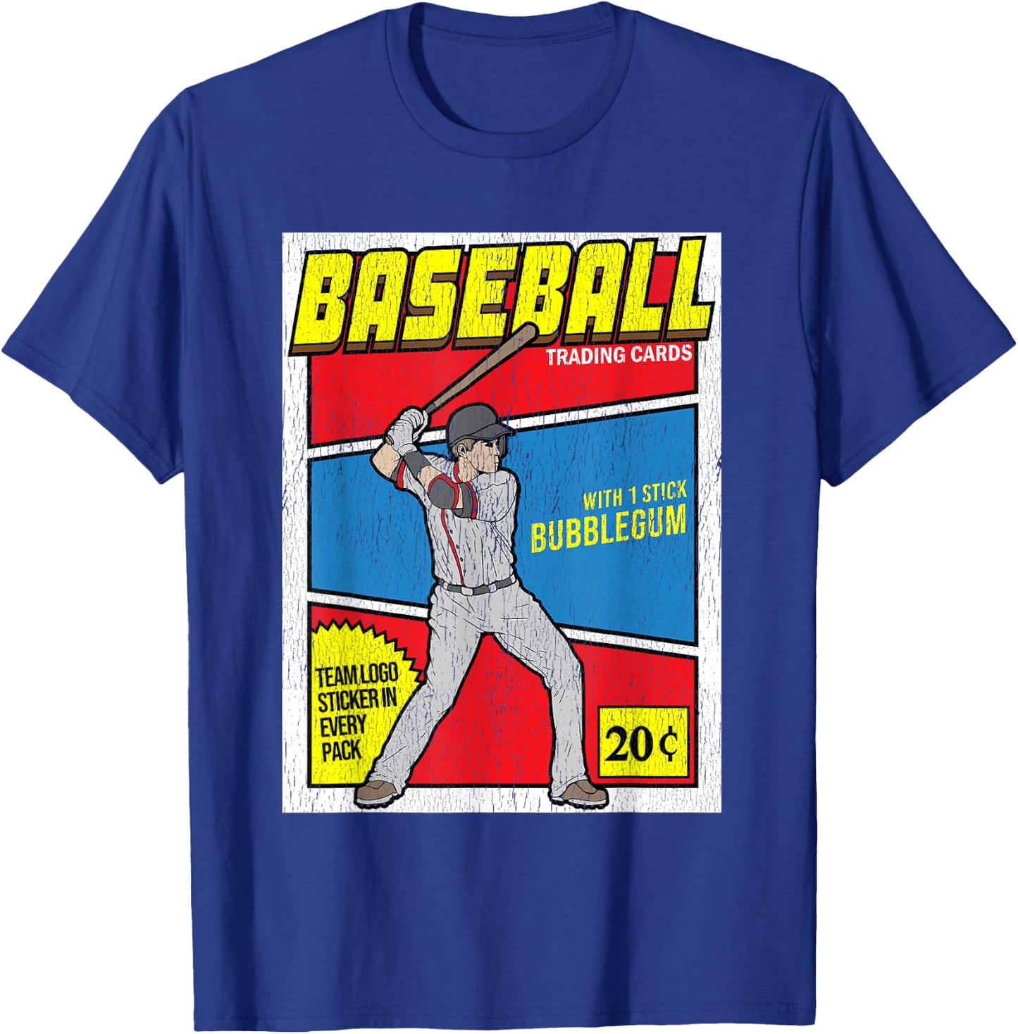 Baseball Collection Baseball Cards T-Shirt - T-Shirt | Royal