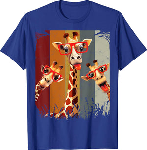 Funny Safari Animal Giraffe Shirt African T-Shirt - T-Shirt | Royal