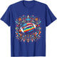 Tie-Dye American Football T-Shirt - T-Shirt | Royal