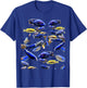 Blue Peacock African Cichlid - Aulonocara Nyassae Species T-Shirt - T-Shirt | Royal